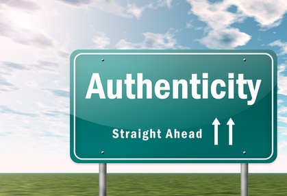 Highway Signpost "Authenticity"